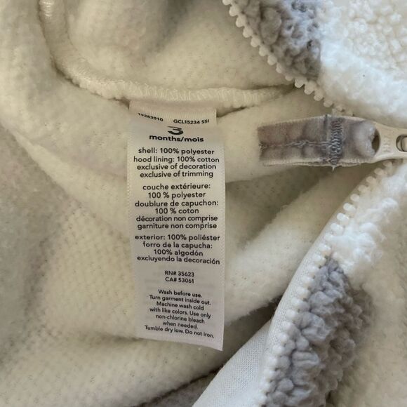 Carter's Fleece Puppy Onesie | SZ 3 months - Picture 4 of 8